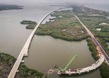 En julio se inaugura el viaducto de la Virgen, el puente más largo de Colombia