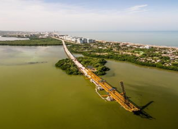 Concesión Costera entregará durante el segundo semestre el viaducto más largo de Colombia.