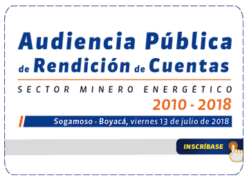 Rendición de Cuentas Sector Minero – Energético 2010 – 2018