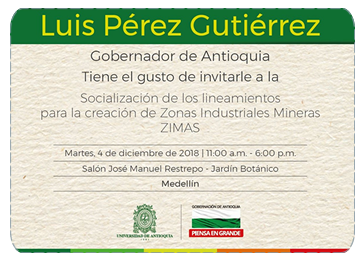 Socialización de los lineamientos para la creación de Zonas Industriales Mineras ZIMAS
