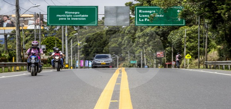 Vía a Llanogrande tendrá doble calzada hasta el aeropuerto de Rionegro