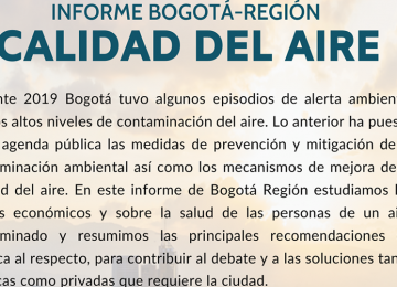 Informe Bogotá Región: Calidad del aire