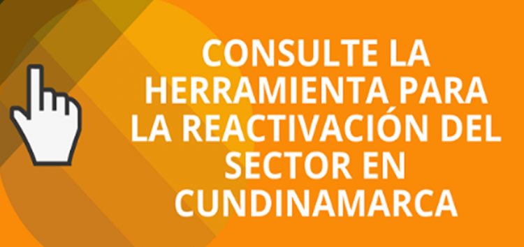 Herramienta de Reactivación del sector en 21 municipios de Cundinamarca