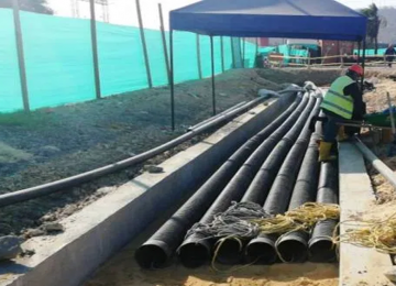 Reanudan obras de subterranización en la Perimetral en Cartagena
